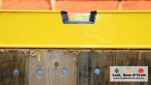 Wicking beds must be perfectly level to operate correctly