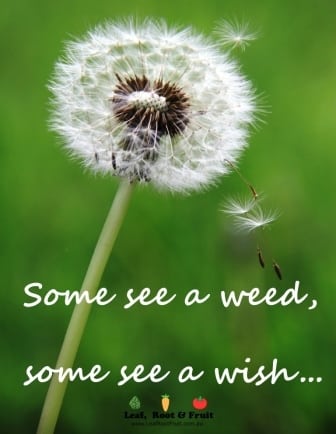 Some see a weed some see a wish garden quote