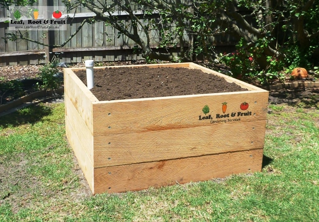 Raised Cypress Veggie Garden Beds Leaf, Root & Fruit Gardening Services