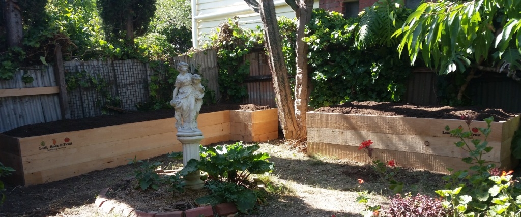 Raised Cypress Garden Bed Melbourne
