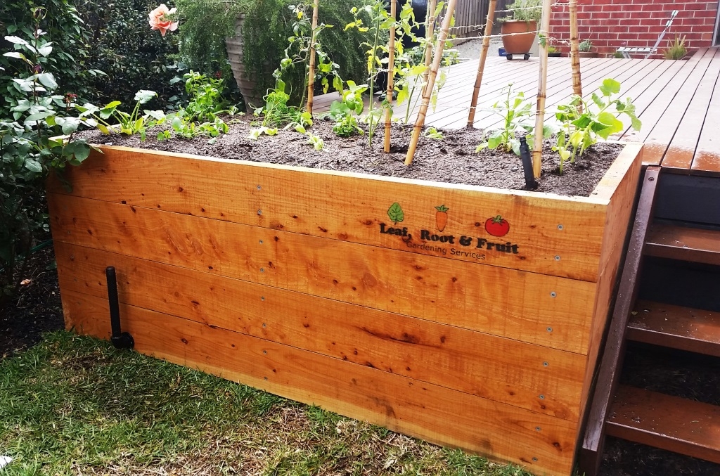 Raised Cypress Garden Bed Melbourne