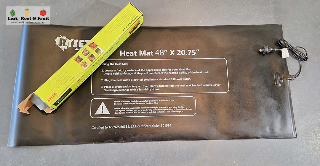Review of heat mats for germinating seedlings. Ryset Large Seed Starter Heat Mat